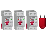 Устройство защиты от дугового пробоя УЗДП/УЗИС-ЭКОТЕХ-С1-16А, 3шт