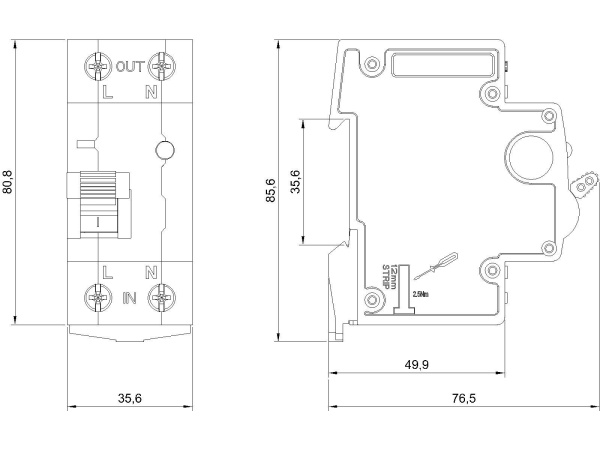 Устройство защиты от дугового пробоя УЗДП/УЗИС-ЭКОТЕХ-С1-16А
